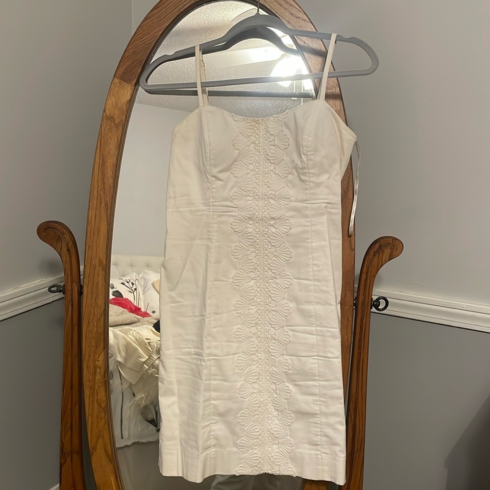 Lilly Pulitzer White Detailed Dress